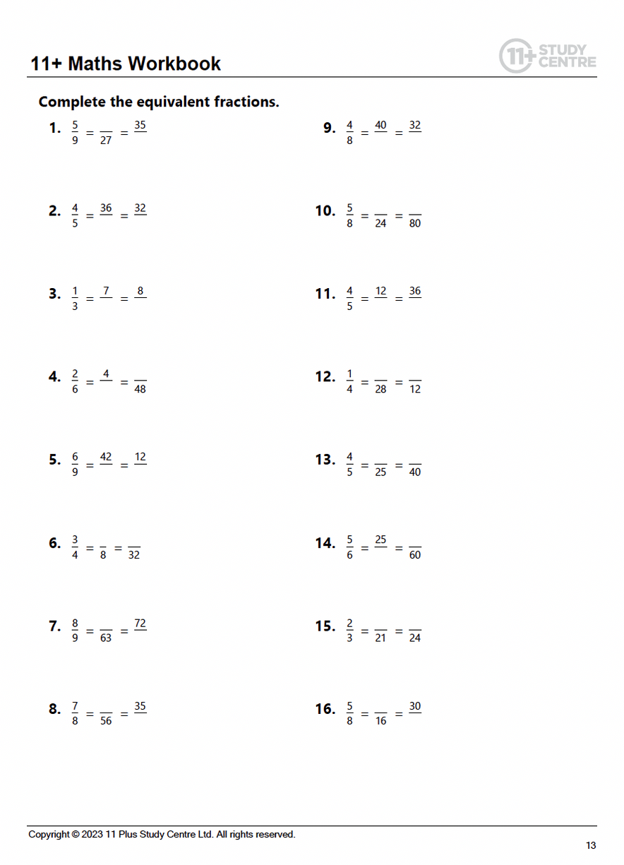 11 Plus Resources | 11+ PDF Exam Practice Papers, and Worksheets