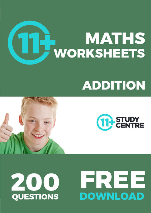 11 Plus Addition Worksheets PDF FREE