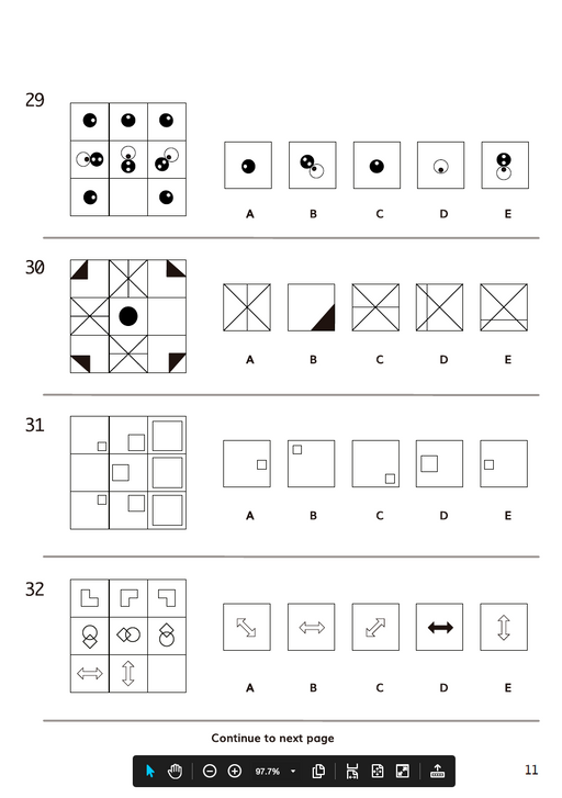 11 Plus Non Verbal reasoning test with answers pdf