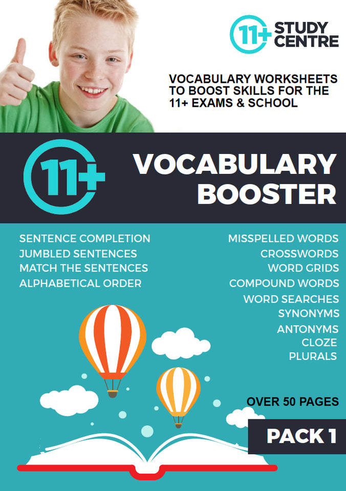 Free PDF 11 Plus Vocabulary Worksheets — 11 Plus Resources