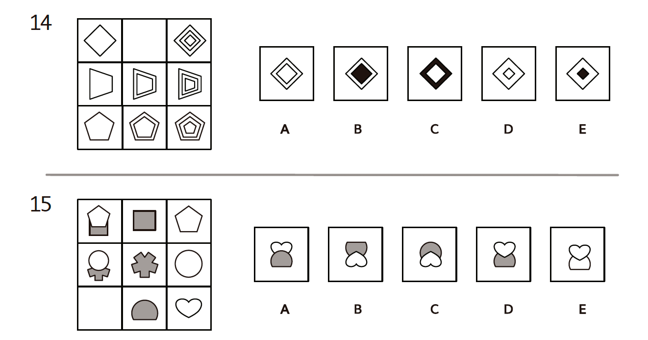 11+ Non-Verbal Reasoning Papers (Pack 3)