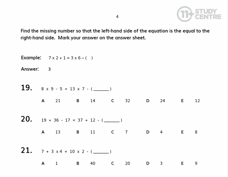 11 Plus Verbal Reasoning Papers Pack 3