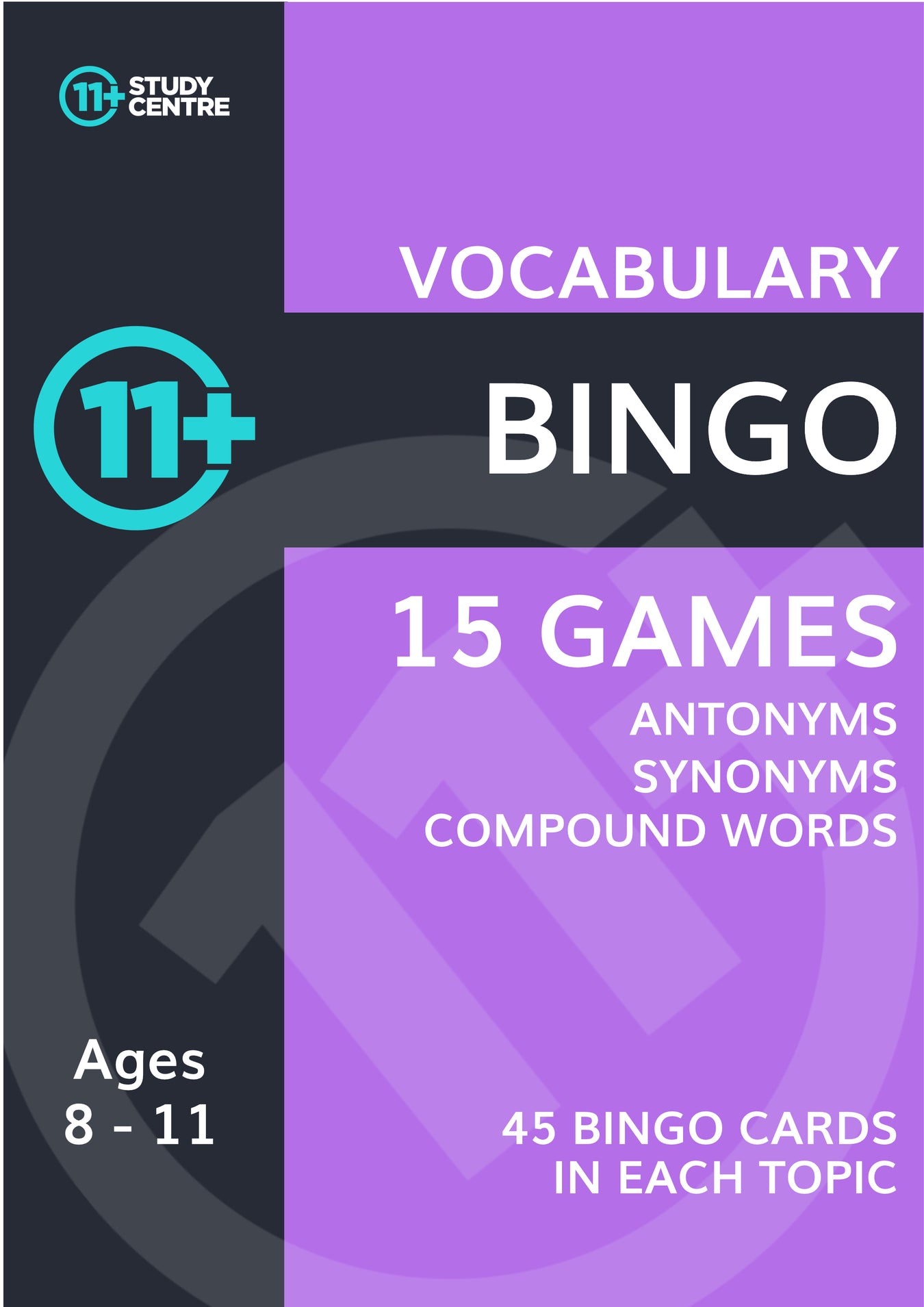 11 Plus Maths & Vocabulary Bingo