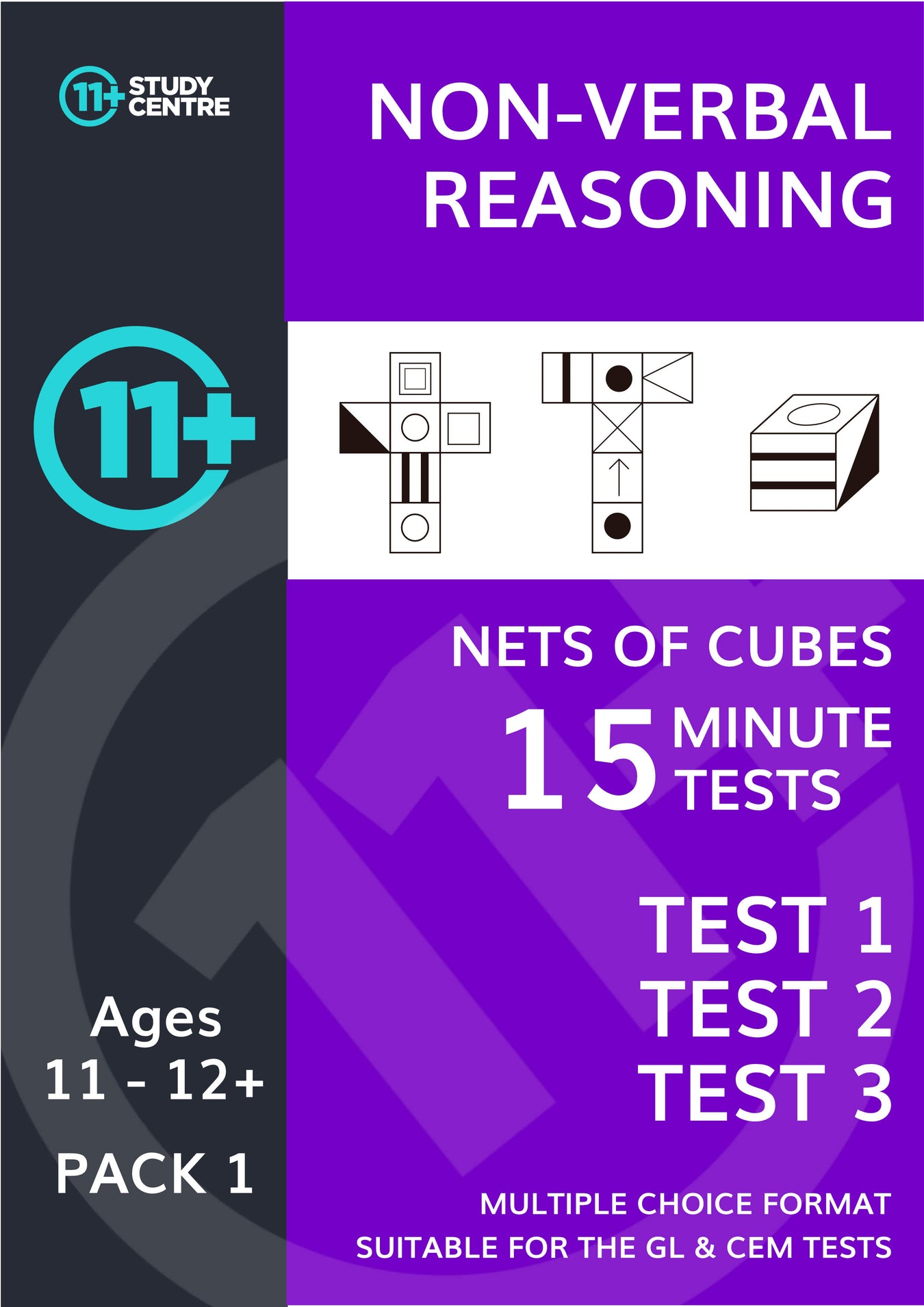 11 Plus Non-Verbal Reasoning Papers & Nets of Cubes