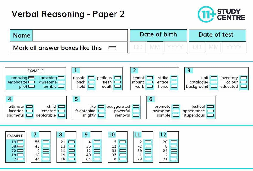 Verbal Reasoning Practice Tests