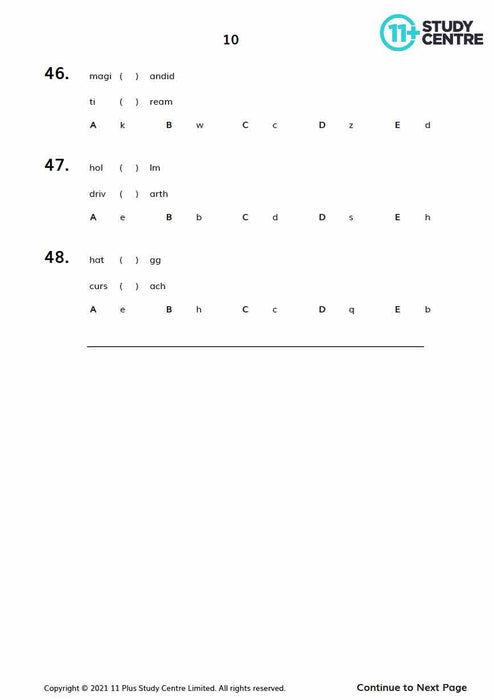 Verbal Reasoning Practice Tests